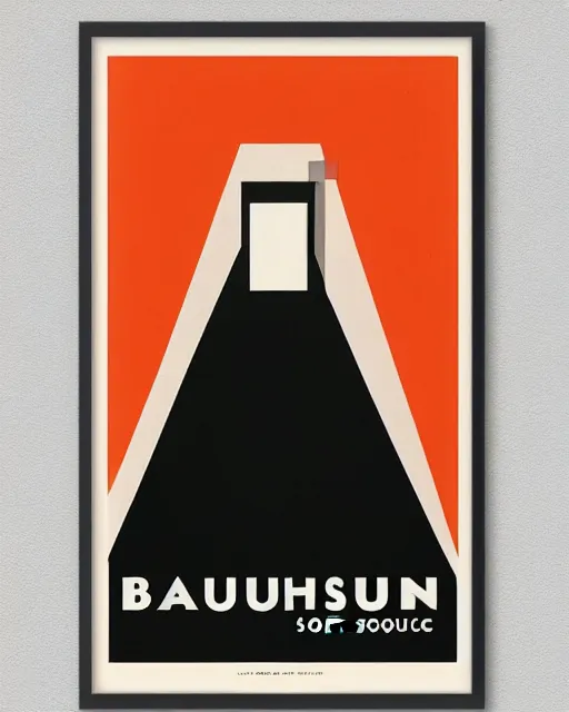 Image similar to bauhaus poster of the sound of music