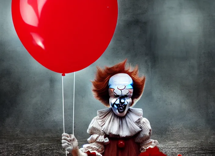 Prompt: pennywise obama, 4 k hdr, smooth, sharp focus, high resolution, award - winning photo