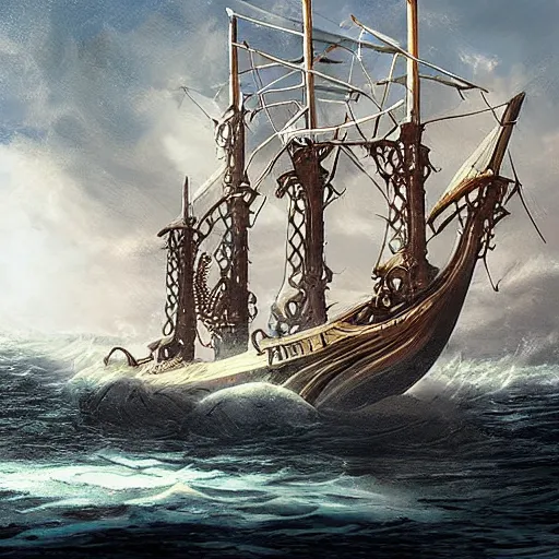 ArtStation - 19th Century Pirate Ship Pixel Art