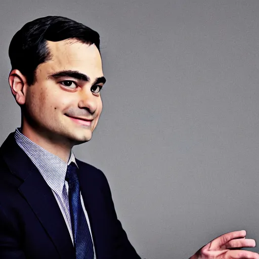 Image similar to Beautiful Portrait Photograph of Ben Shapiro in Poland