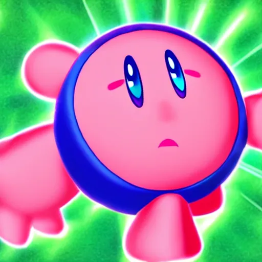 Image similar to video game character kirby