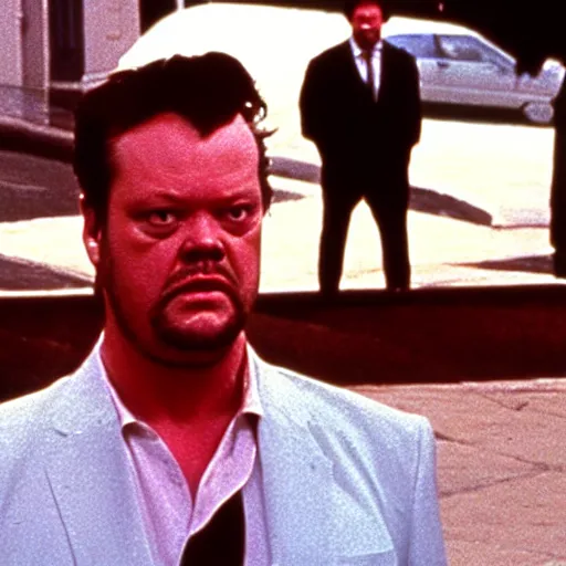 Prompt: A film still of Orson Welles in Reservoir Dogs (1992)