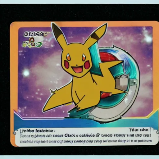 Prompt: A pokémon card from 2001