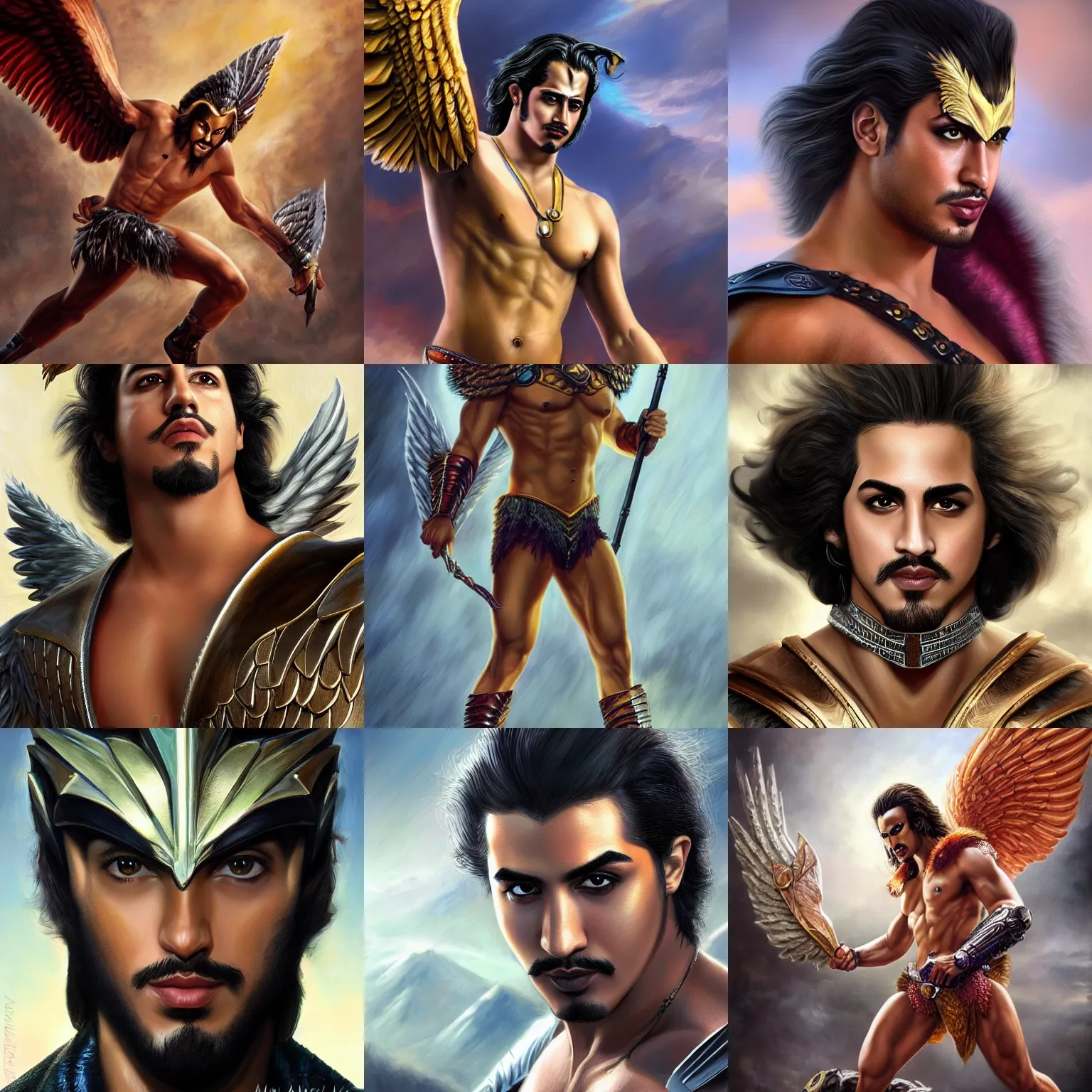 Prompt: avan jogia as hawkman. digital painting, detailed, 8 k, trending on artstation, smooth, sharp focus artwork by mark arian, artgerm, mark keathley, greg rutkowski