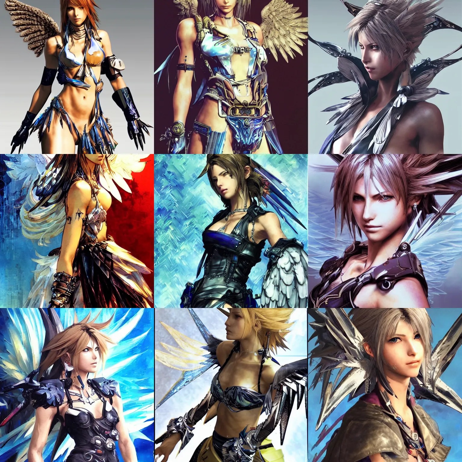 Final Fantasy X Concept Art & Characters
