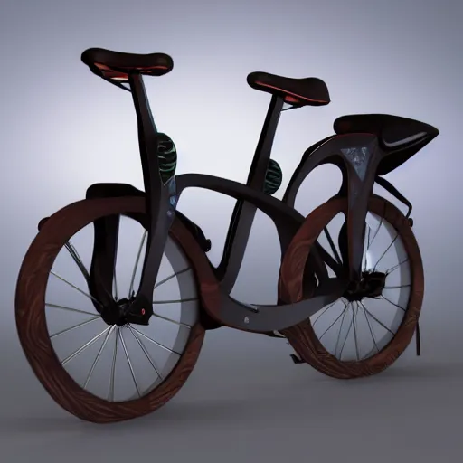 Prompt: planetary bicycles for travelling through space, global illumination