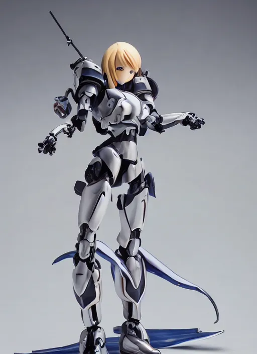 Image similar to toy design,cyber mecha Armor, portrait of the action figure of a girl, anime figma figure, studio photo, realistic military gear, 70mm lens,