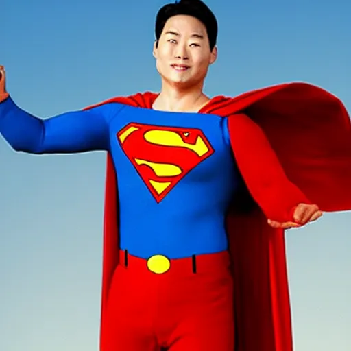 mr kim as superman | Stable Diffusion | OpenArt