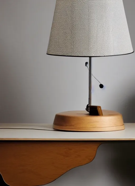 Image similar to a desk light designed by charles eames