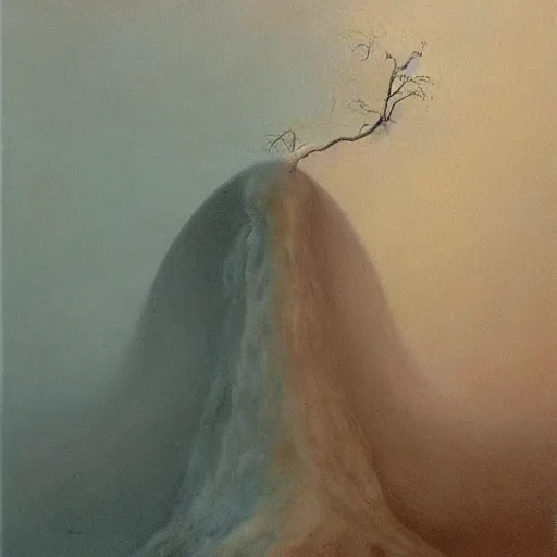 Image similar to art by zdzisław beksinski