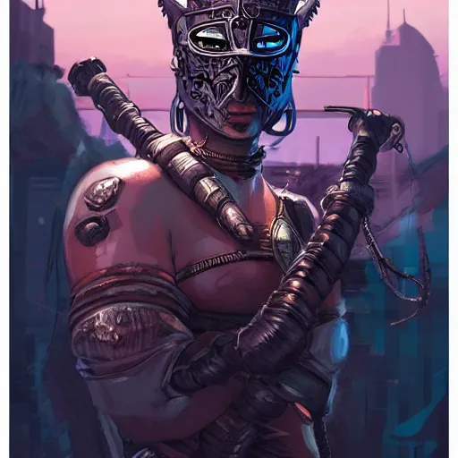 Image similar to cyberpunk viking helmet mask warrior goddess robot ninja fantasy, art gta 5 cover, official fanart behance hd artstation by jesper ejsing, by rhads, makoto shinkai and lois van baarle, ilya kuvshinov, ossdraws