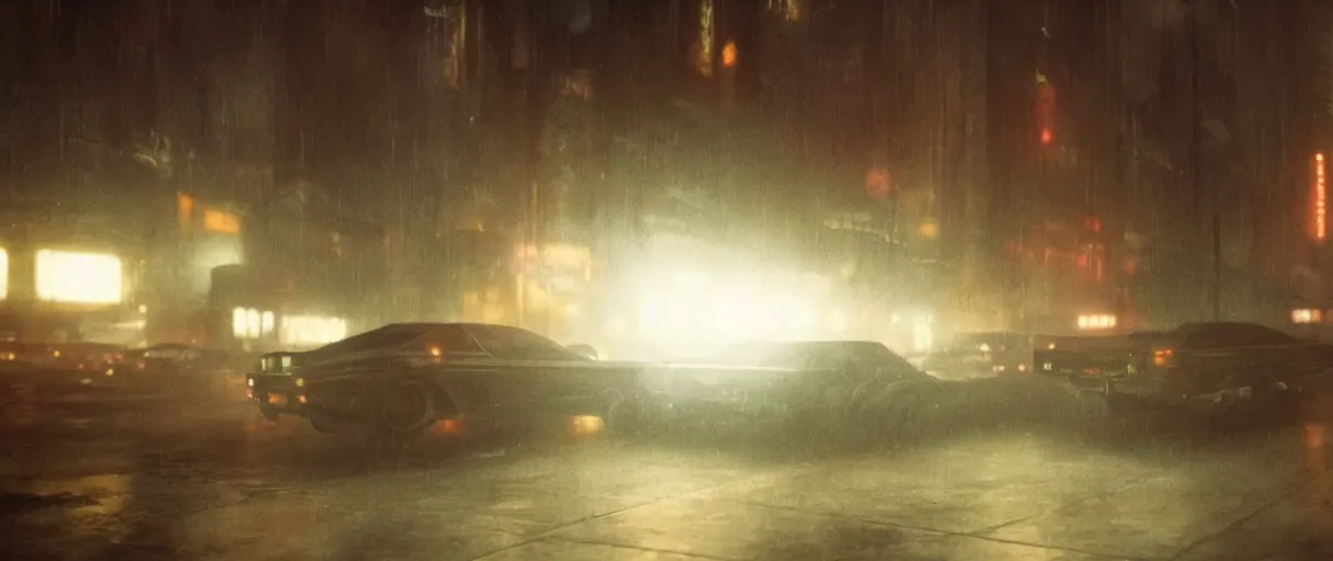 Image similar to realistic screenshot from blade runner movie, intricate, moody lighting, highly detailed, cinematic, photoreal octane rendering, syd mead, liepke, ruan jia, craig mullins, ridley scott