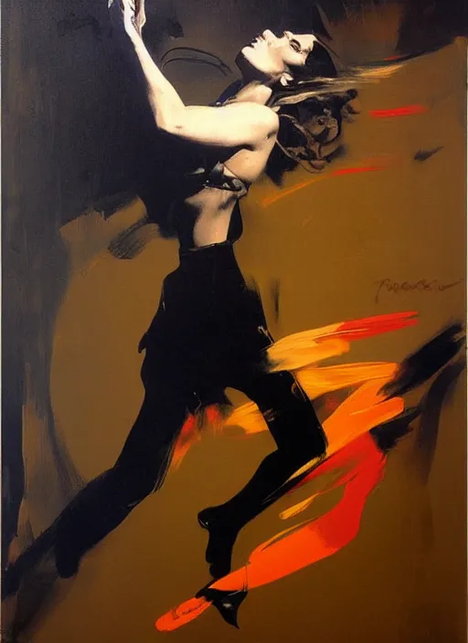 Prompt: spite, painting by phil hale, fransico goya,'action lines '!!!, graphic style, visible brushstrokes, motion blur, blurry, visible paint texture, crisp hd image