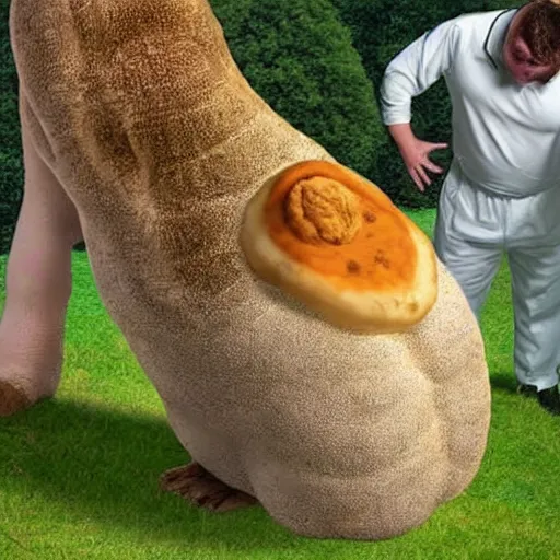 Prompt: a big chungus fungus among us