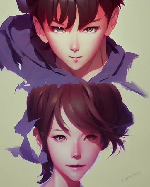 Image similar to sean evans, portrait shinkai makoto studio ghibli studio key hideaki anno sakimichan stanley artgerm lau rossdraws james jean marc simonetti elegant highly detailed digital painting artstation pixiv