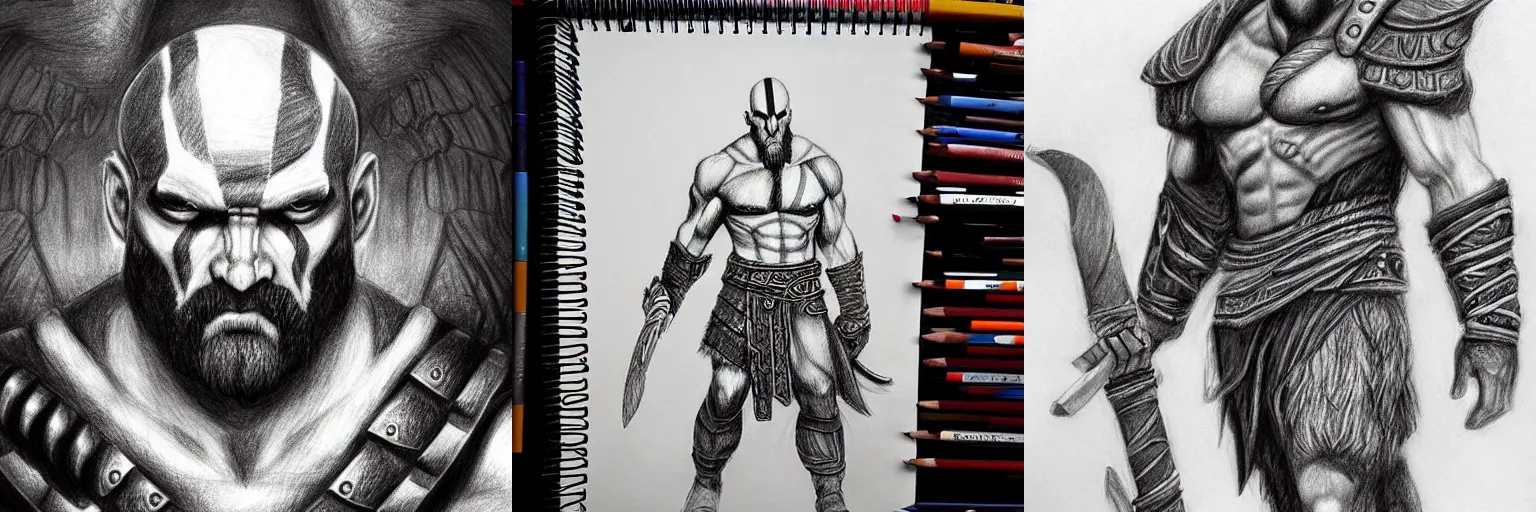 Discover more than 130 sketch of kratos