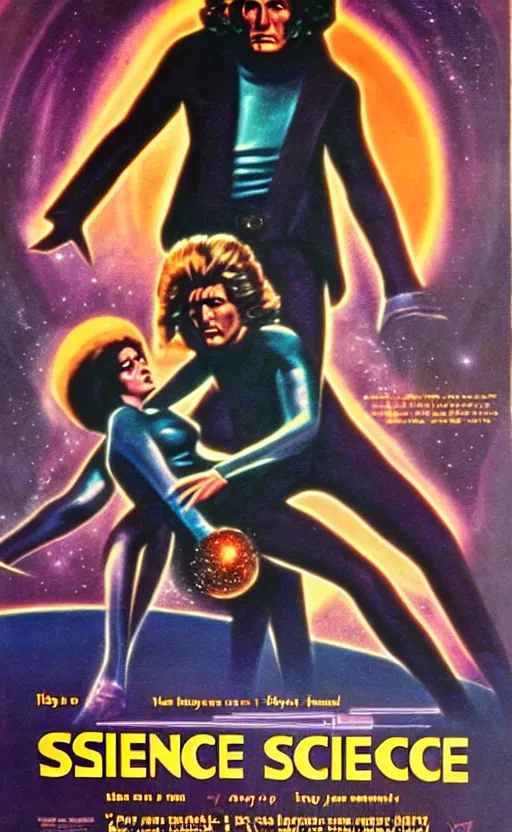 Image similar to 1 9 7 0 s science fiction movie poster art