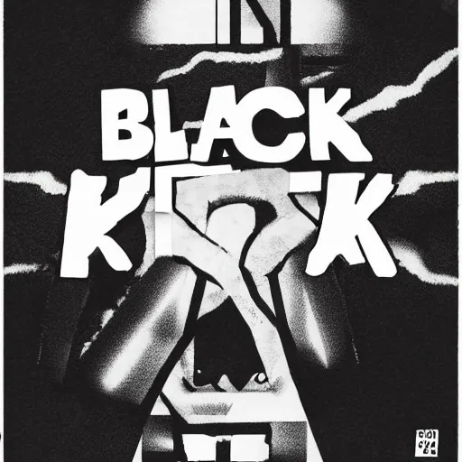 Prompt: black on white cover design punk band in style of eric hu, y 2 k, brutalism, acid, techno