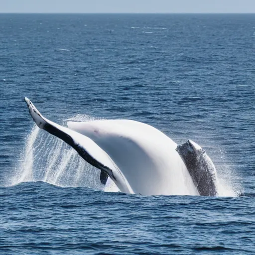 Image similar to white whale in the ocean, canon eos r 3, f / 1. 4, iso 2 0 0, 1 / 1 6 0 s, 8 k, raw, unedited, symmetrical balance, in - frame