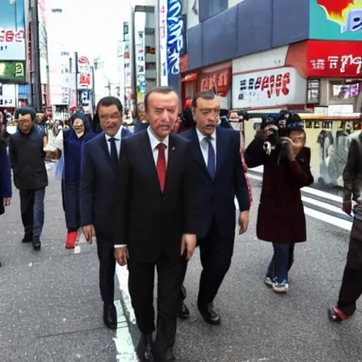 Prompt: Recep tayyip erdogan in akihabara