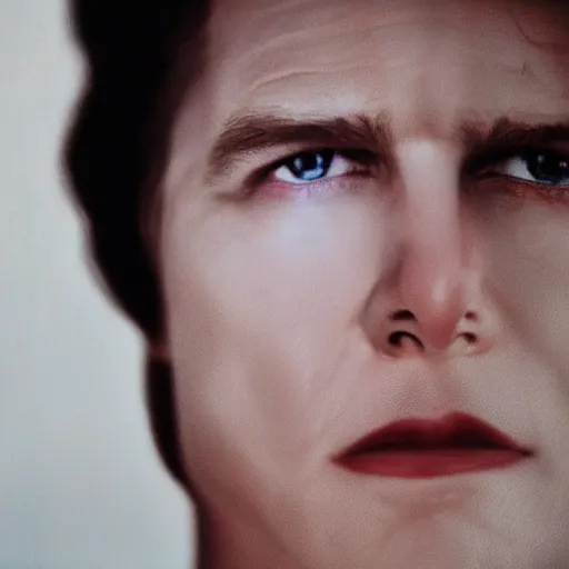 Prompt: realistic expired fuji film portrait of white albino tom cruise mix, hyperrealism, photorealistic, detailed, atmospheric, 8 k, award winning photography, cinematic