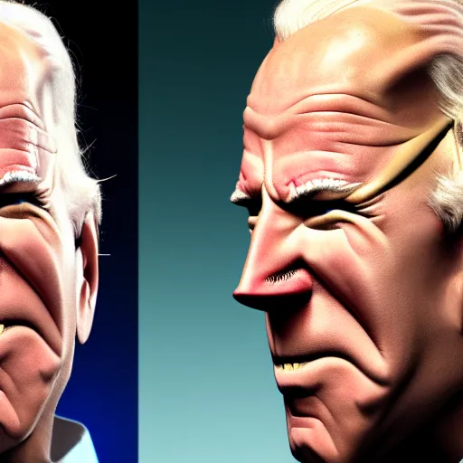 Image similar to portrait of joe biden cosplay as king shark, ultra detailed, 8 k resolution