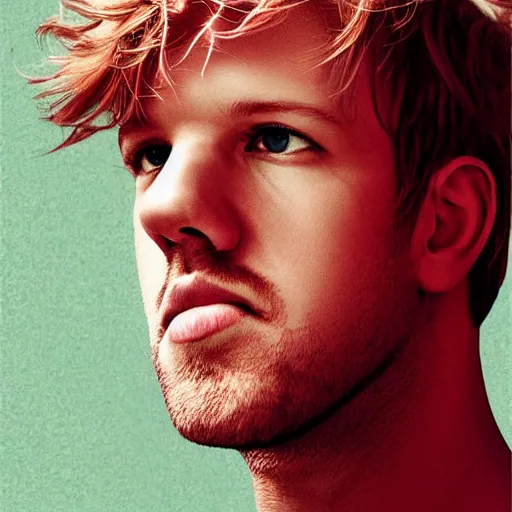 Prompt: sebastian vettel by hsiao - ron cheng
