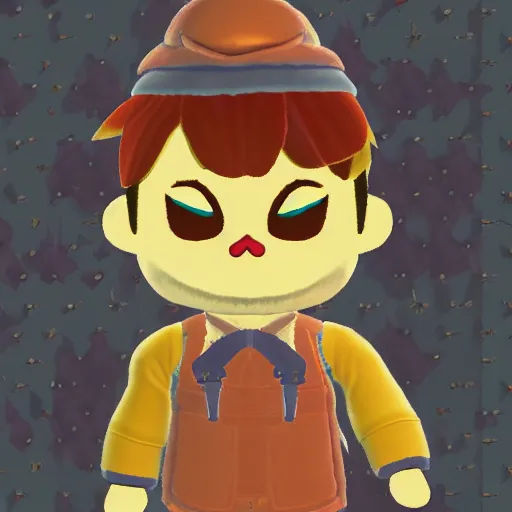 Image similar to anatomy study of animal crossing character in hell, pain, yeltsin