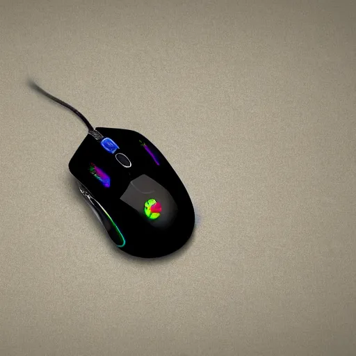 Image similar to opal beetle as a gaming computer mouse