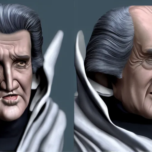 Image similar to Elvis as Emperor Palpatine, Star Wars, cinematic, photorealistic,