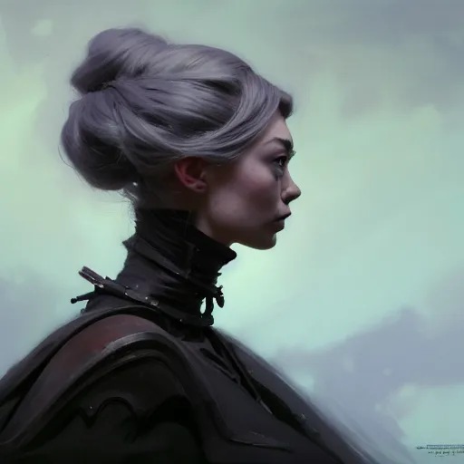 Prompt: side portrait of imogen poots, deathknight, organic painting, matte painting, bold shapes, hard edges, aesthetic octane render, unreal engine, trending on artstation, by greg manchess, huang guangjian, gil elvgren, sachin teng, greg rutkowski, magali villeneuve, artgerm, jeremy lipkin, michael garmash, rey