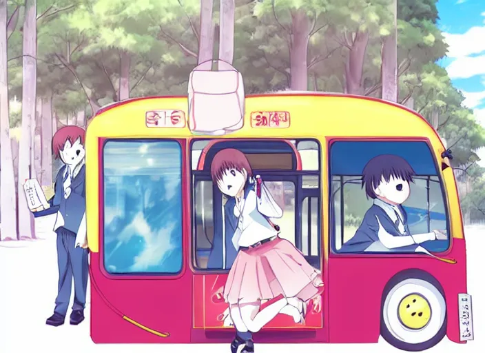 Writing in Buses - I drink and watch anime
