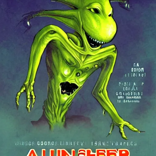 Image similar to alien monster