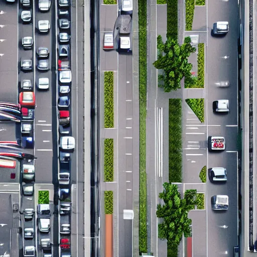 Prompt: timelapse of city traffic, looking down from an apartment window in style of the jetsons