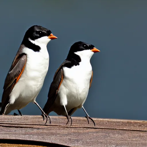 Image similar to hirundo rustica, style by john gould