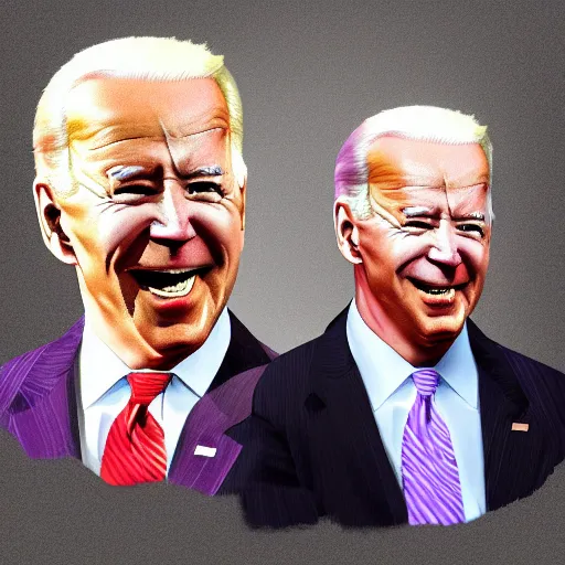 Image similar to Joe Biden as Godfather, digital art