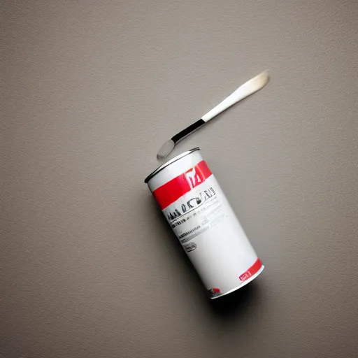 Image similar to can of paint, minimal, modern