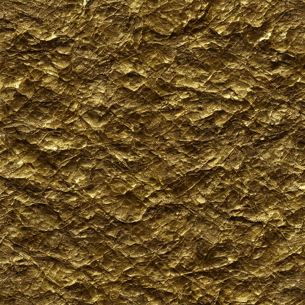 Image similar to seamless tileable texture of damaged metal gold, realistic, very detailed, beautiful, intricate details, sharp focus, substance designer, substance render, substance painter, marmoset, unreal engine, octane render