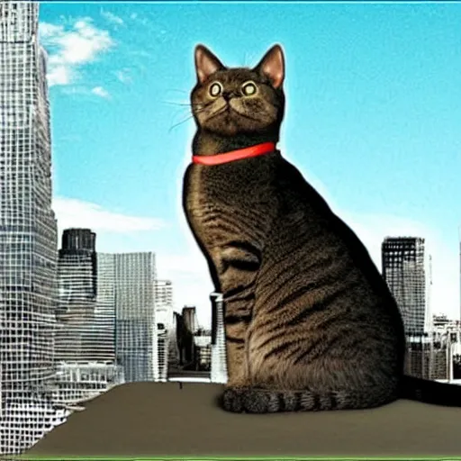 Image similar to cat zilla