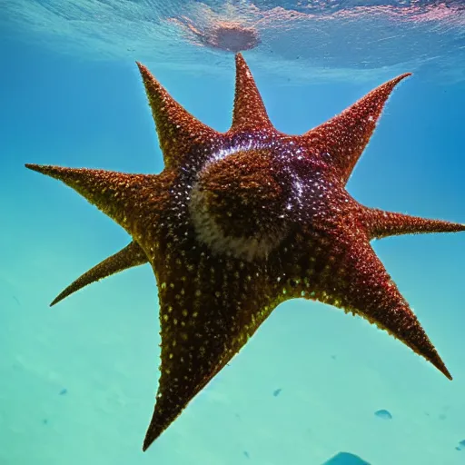 Image similar to national geographic professional photo of staryu, award winning