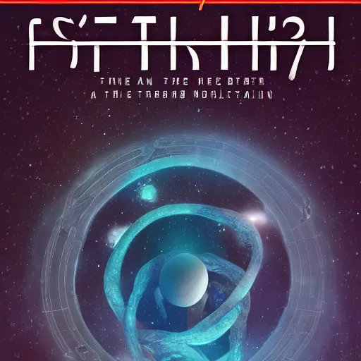 Prompt: book cover of the three body problem by liu cixin - n 4