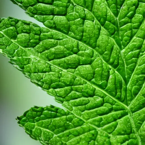 Image similar to close up of a mint leaf