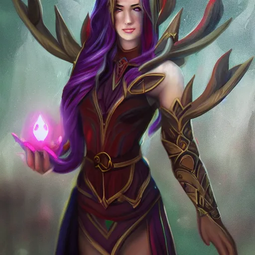 Image similar to Elvish Mage Quinn by Leesha Hannigan