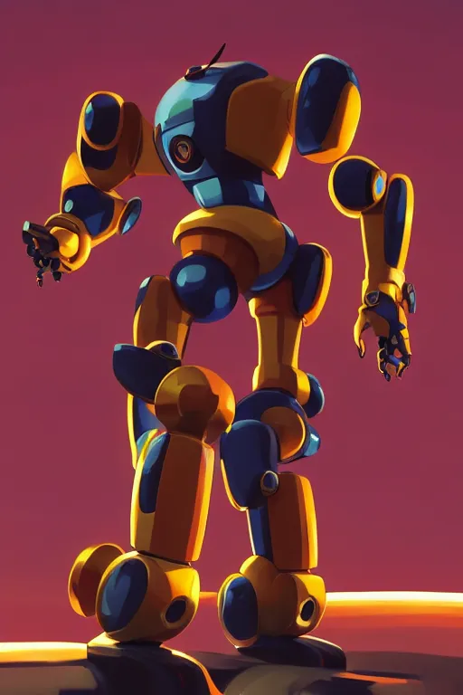 Image similar to metabots medabots medarotto medarot robot minimalist comics, behance hd by jesper ejsing, by rhads, makoto shinkai and lois van baarle, ilya kuvshinov, rossdraws global illumination ray tracing hdr radiating a glowing aura