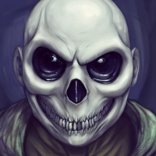 Image similar to photorealistic dark fantasy concept art of different versions of sans with his eye glowing, dynamic lighting, stunning visuals, ray tracing, beautiful scenery, cinematic, full body portrait, ultra detailed, hyper detail, stunning detail