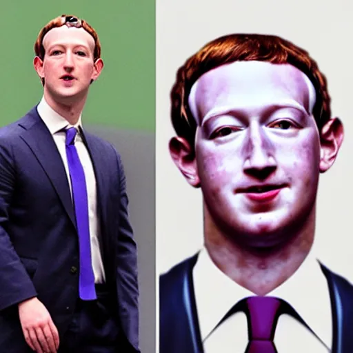 Image similar to a lizard as mark zuckerberg, photorealistic