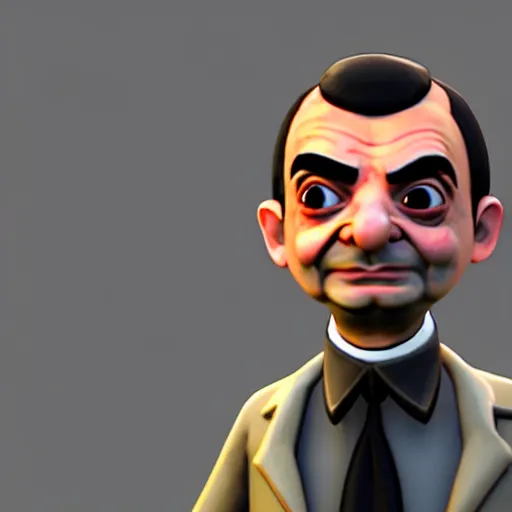 Image similar to mr. bean as medic in team fortress 2. unreal engine, source engine, tf 2, valve