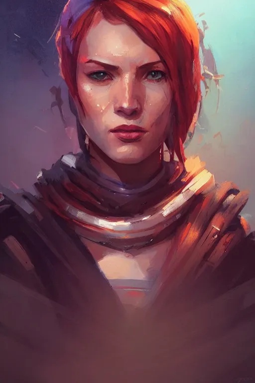 Prompt: portrait of a woman by greg rutkowski, sabine wren, star wars expanded universe, she is about 2 0 years old, colorful, highly detailed portrait, digital painting, artstation, concept art, smooth, sharp foccus ilustration, artstation hq