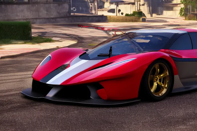 Image similar to photo wallpaper sport car gran turismo 7 forza horizon need for speed fast and furious 5 unreal engine supercar hypercar game concept car octane render, 4 khd 2 0 2 2 3 d cgi rtx style chrome reflexion global illumination ray tracing hdr arstation pixar and disney unreal