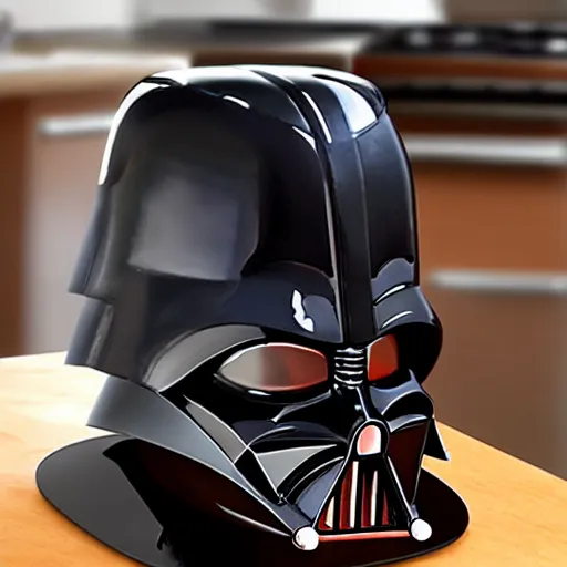 Prompt: Darth Vader toaster!